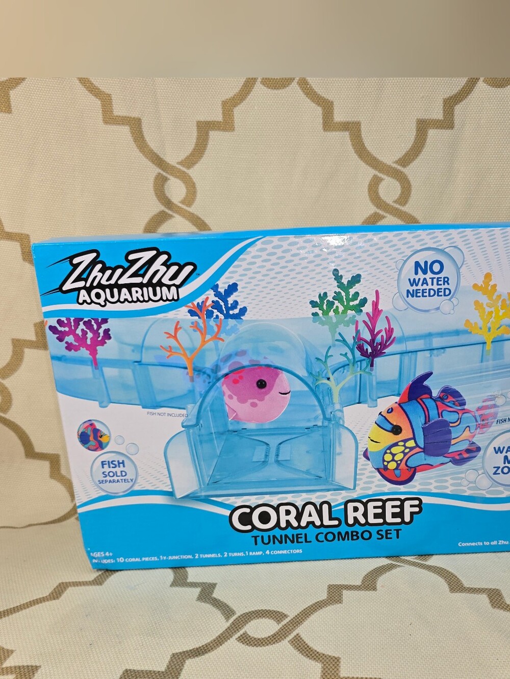 ZHU ZHU Aquarium Coral Reef Tunnel Combo Set New